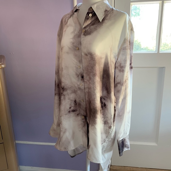 Aritzia Tops - Aritzia. Le Fou Wilfred Celestine silk blouse. M.